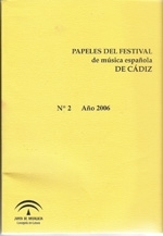 Papeles del Festival de Música española de Cádiz